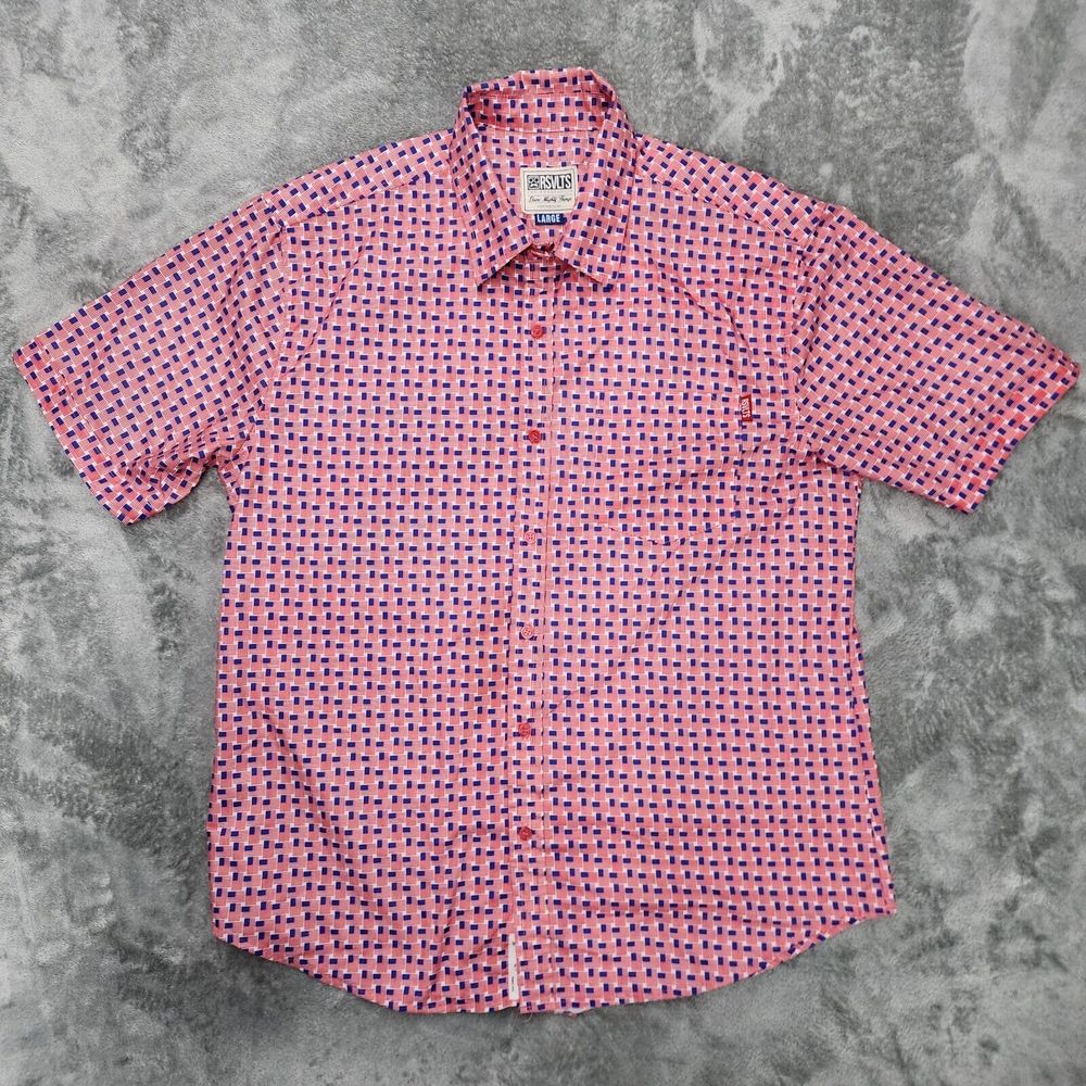 RSVLTS American Flags Button Down Shirt